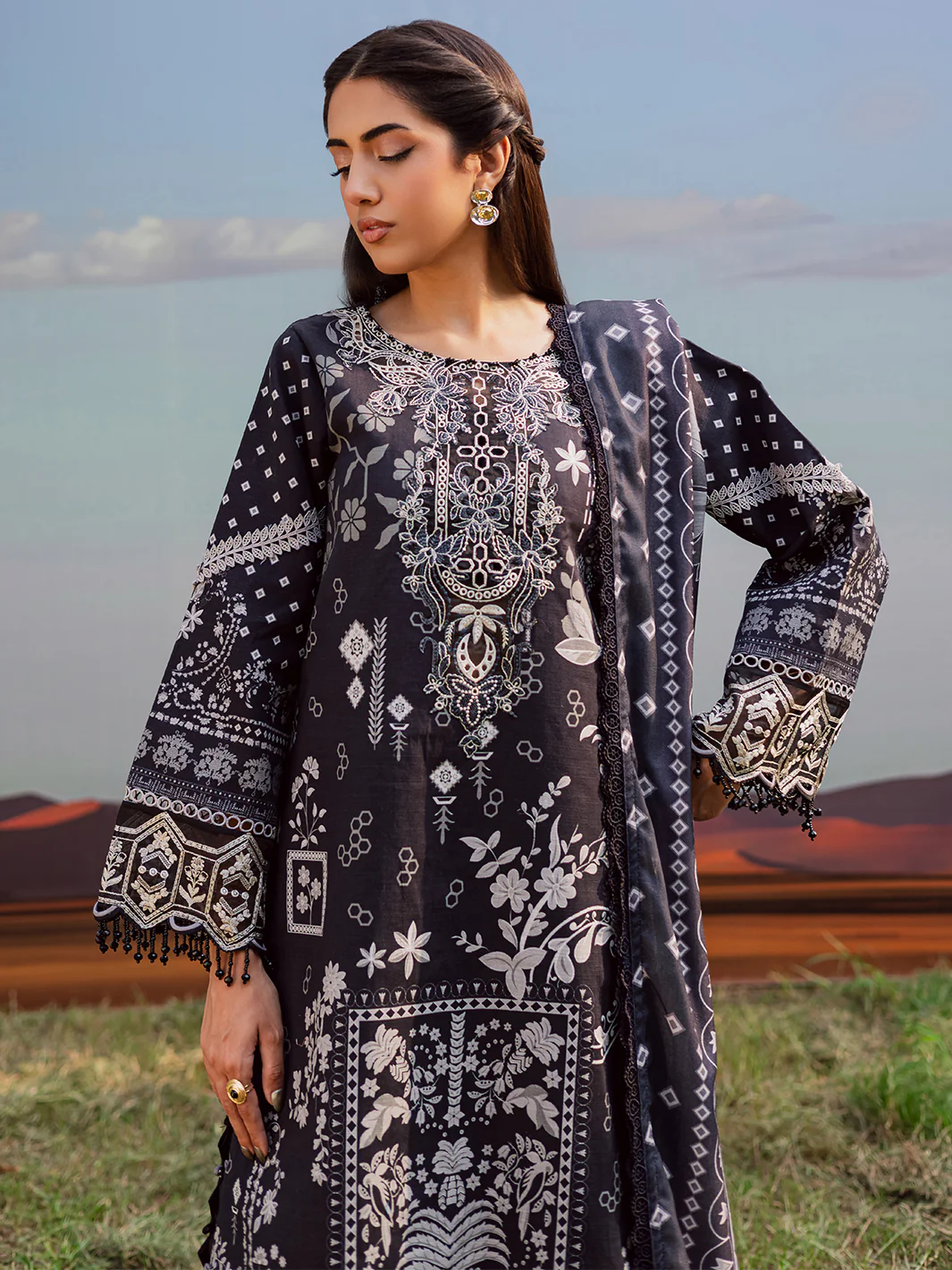 SAR-07 | 3 PC Khaddar - Image 10
